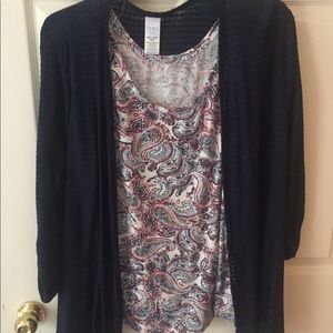 LAST CHANCE!! ⭐️⭐️Cardigan and tank